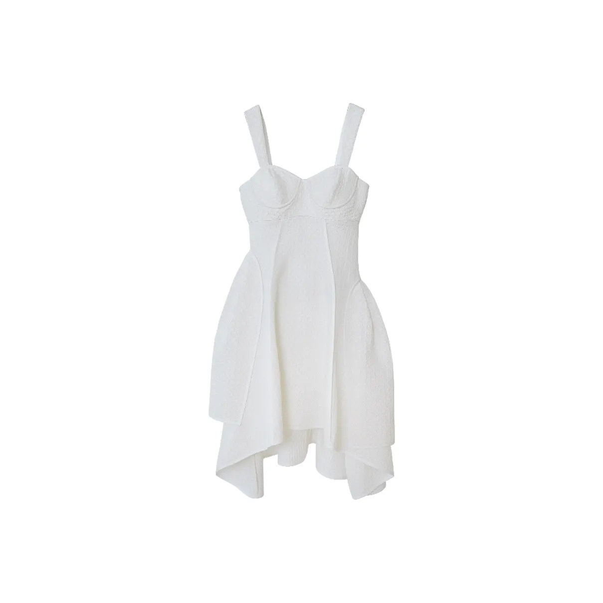 NancyCavally Slip Dress Women's White