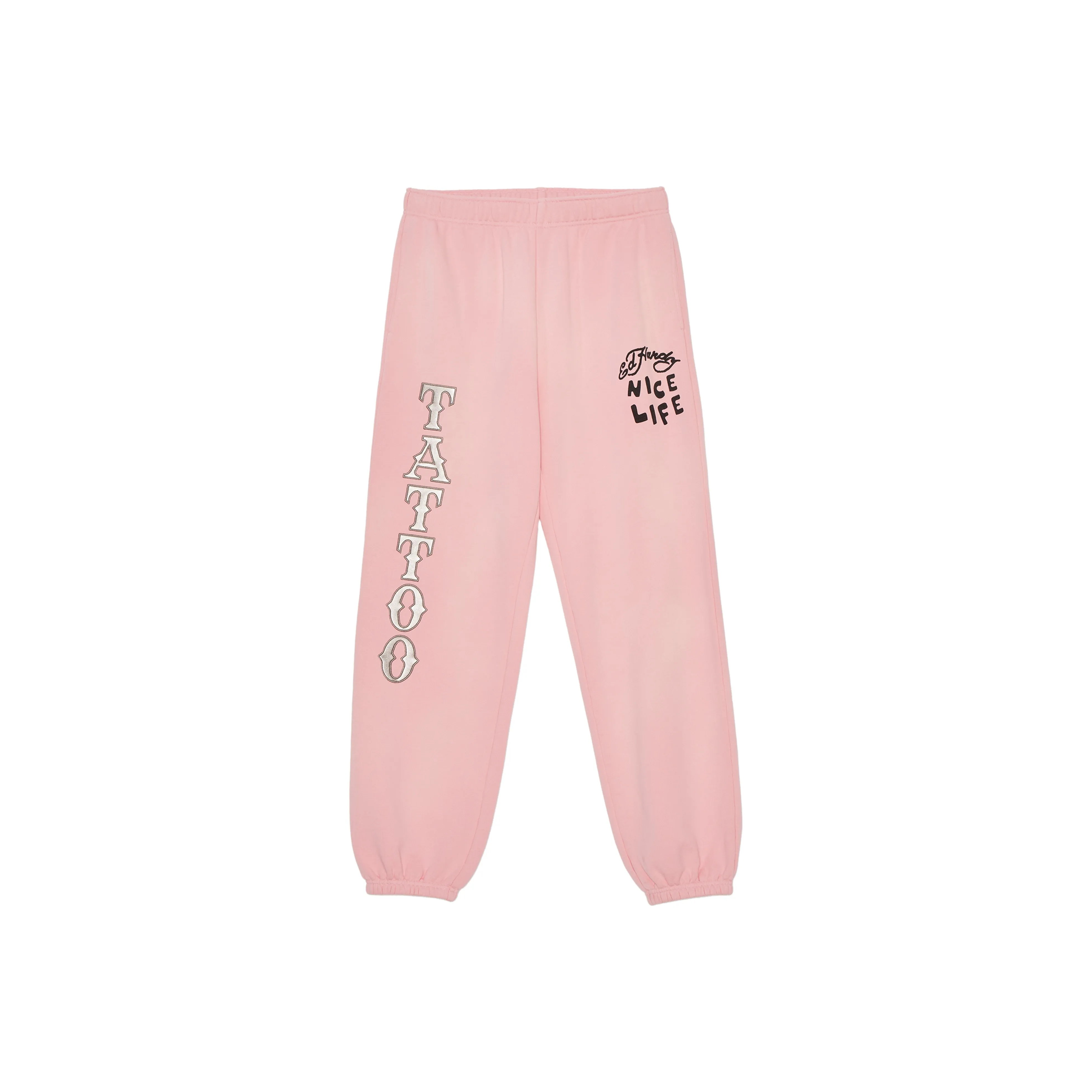 Ed Hardy Knitted Sweatpants Women's Pink