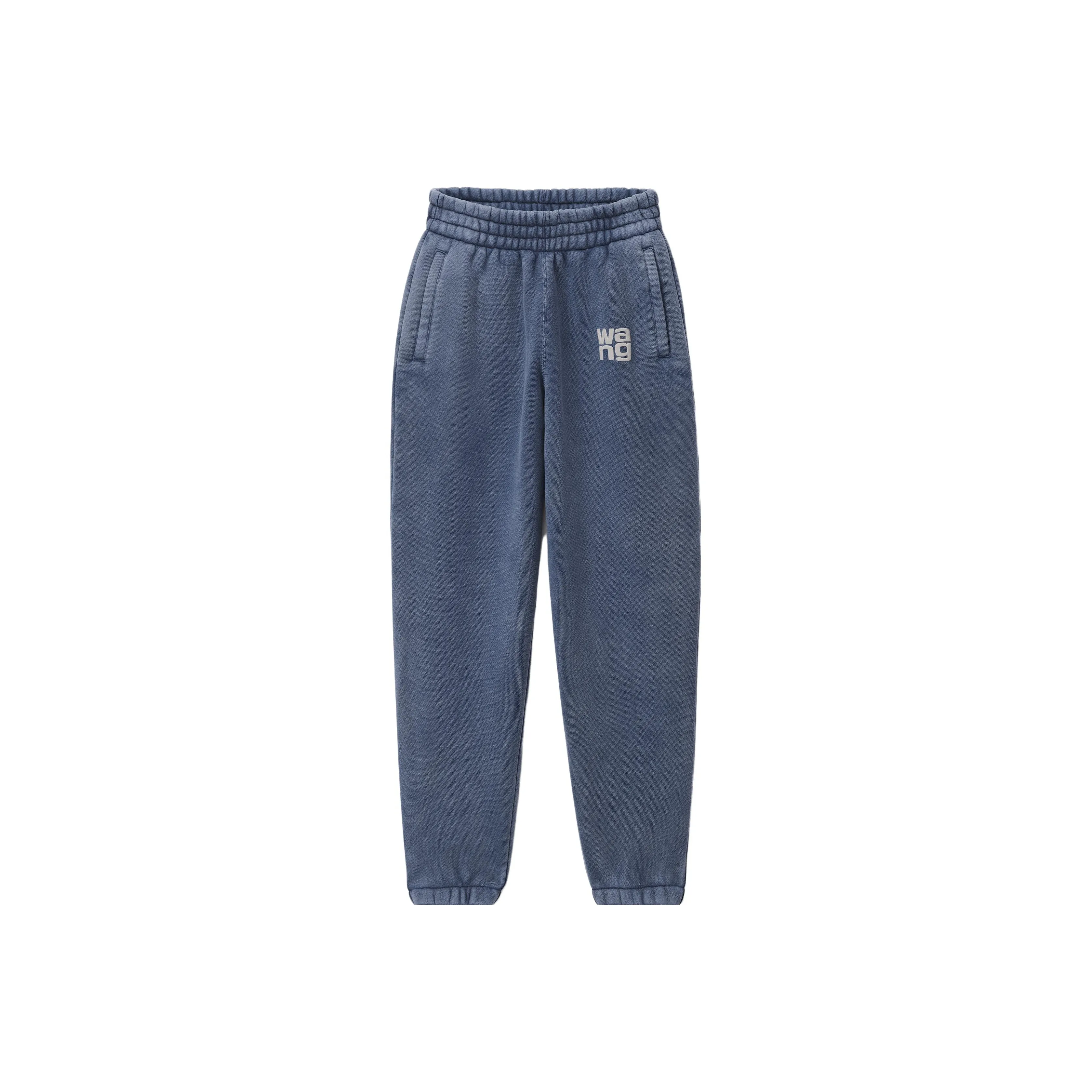 Alexander Wang SS24 Вязаные Спортивные Штаны Женские Морской Синий