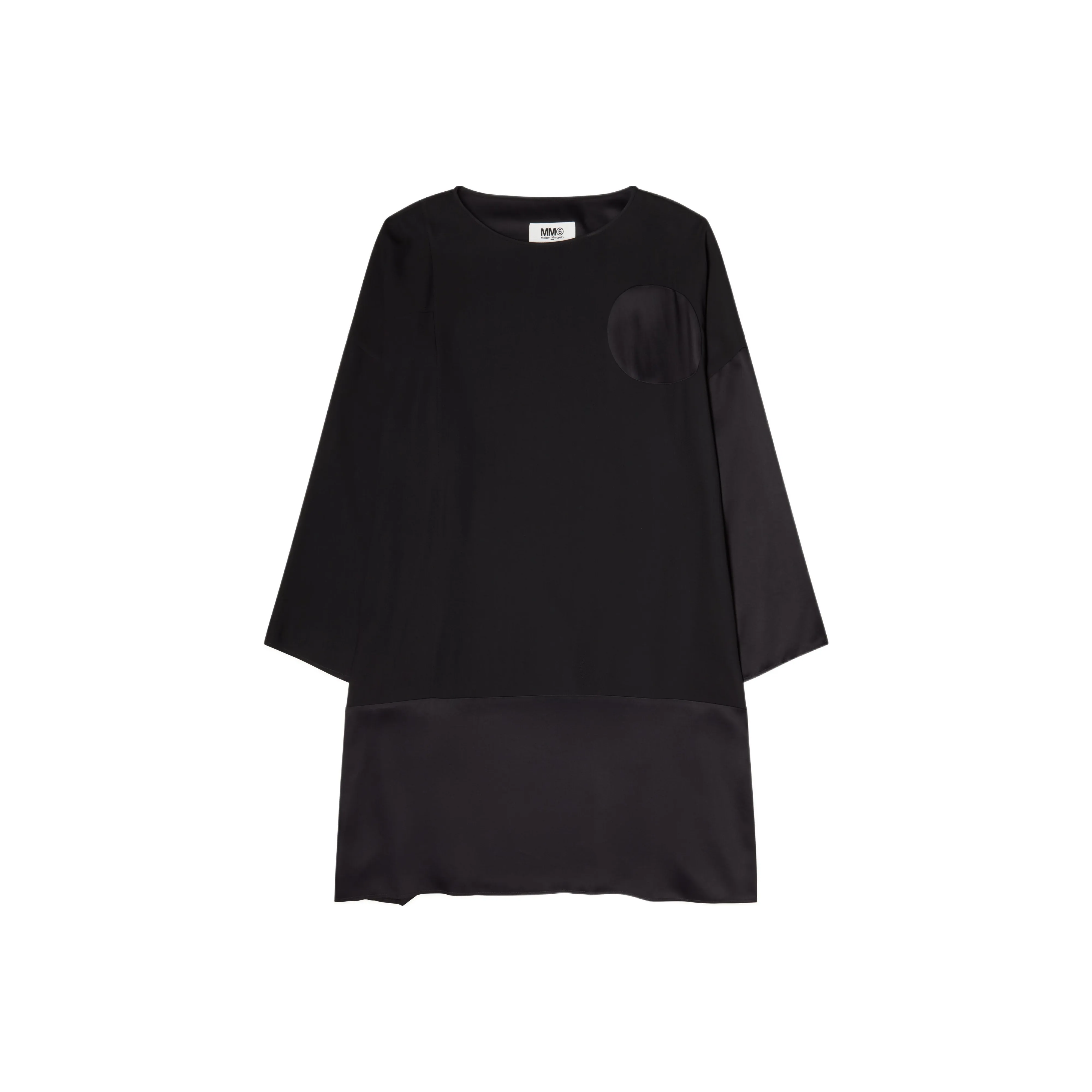 MM6 Maison Margiela Long Sleeved Dresses Women's Black
