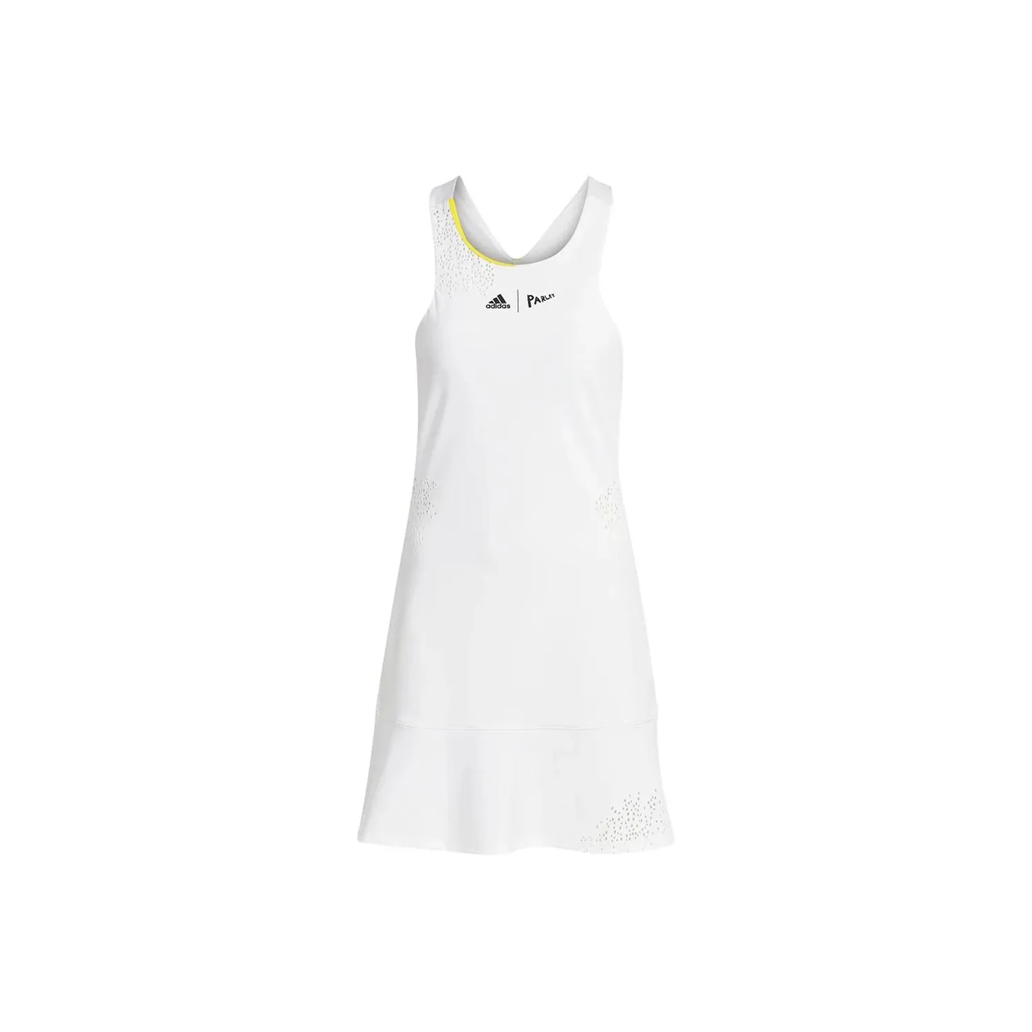 Adidas Без рукавов Платье Женское Белое