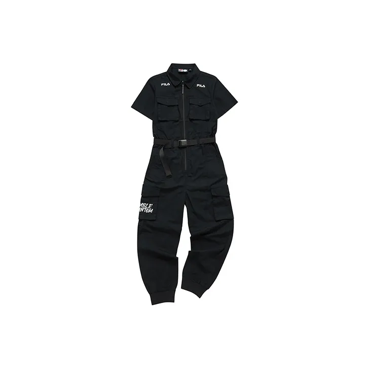 FILA FUSION TOKYO STUDIO Jumpsuits Women's Pitch Black