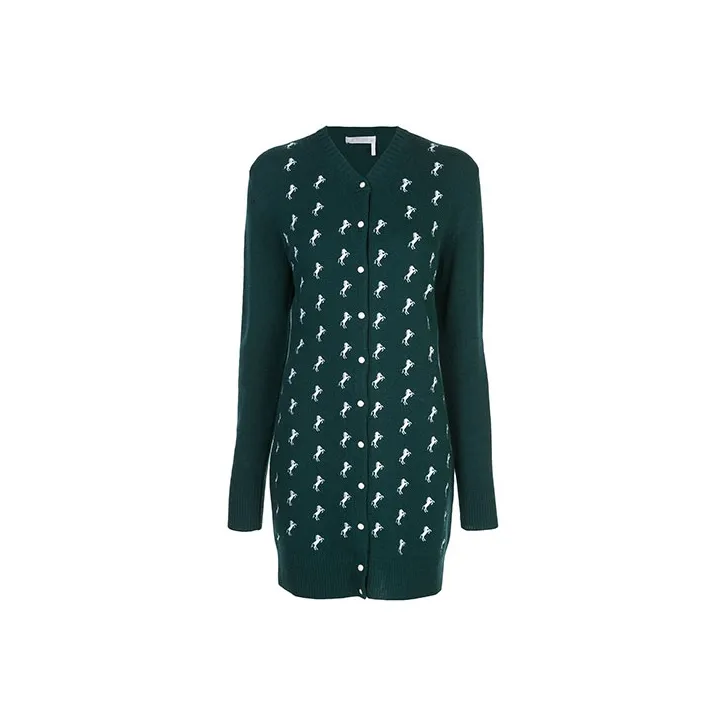Chloé Long Sleeved Dresses Women's Green