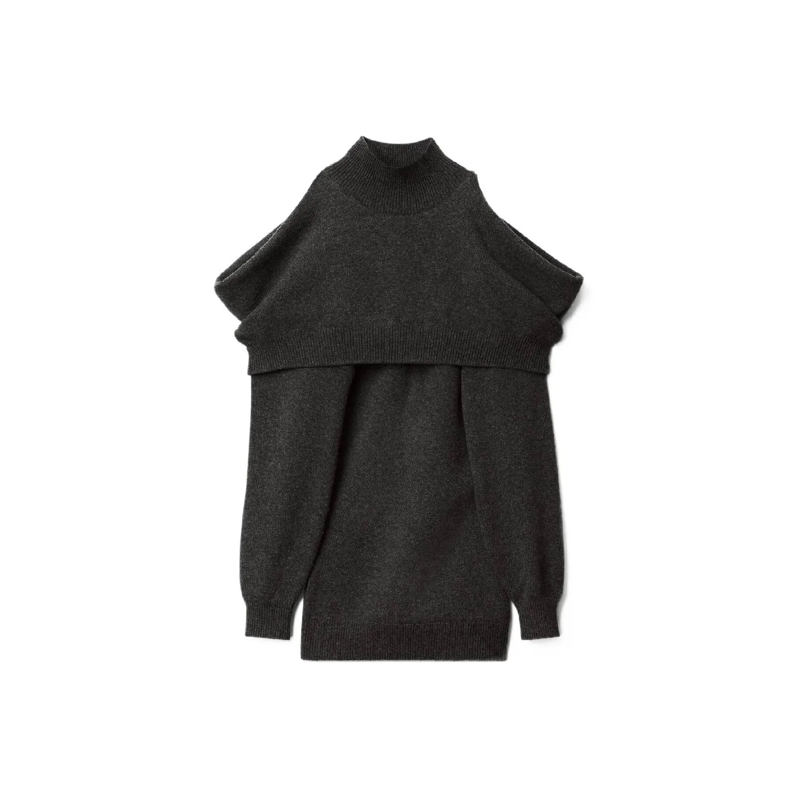 Alexander Wang Knitted Cold shoulder Mini Dress