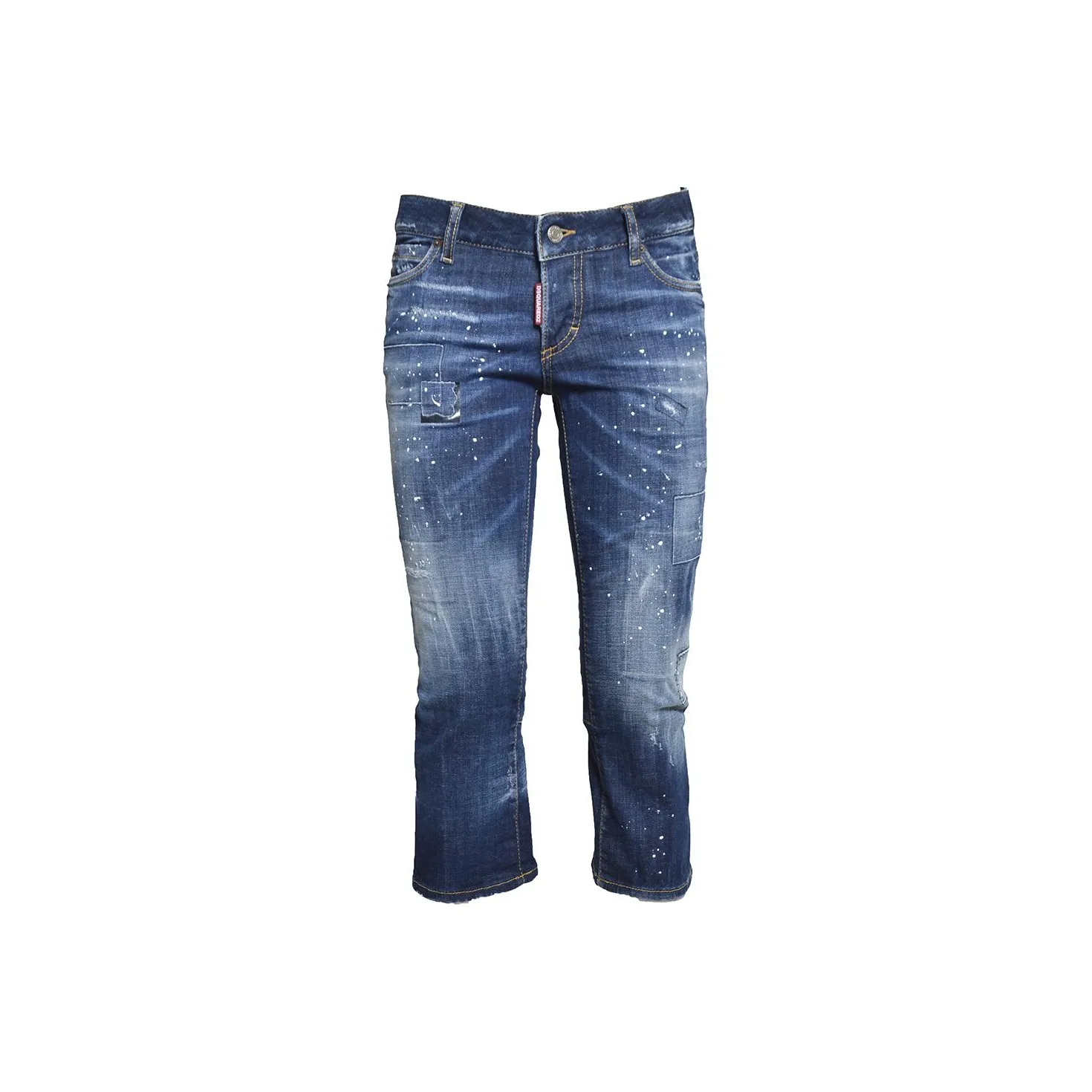 DSQUARED 2 Dark Toppa Wash Capri Jeans