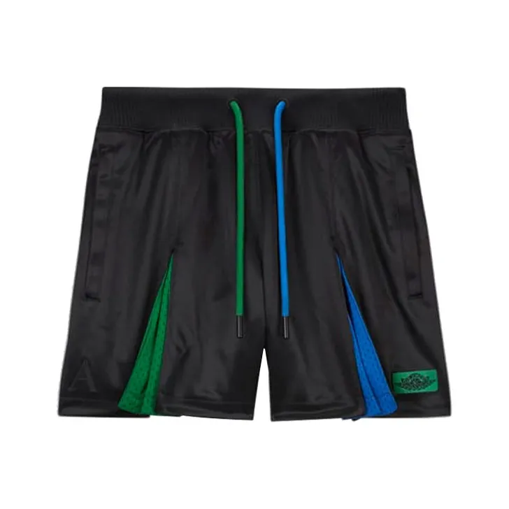 Jordan X Aleali May Pleated Short Black