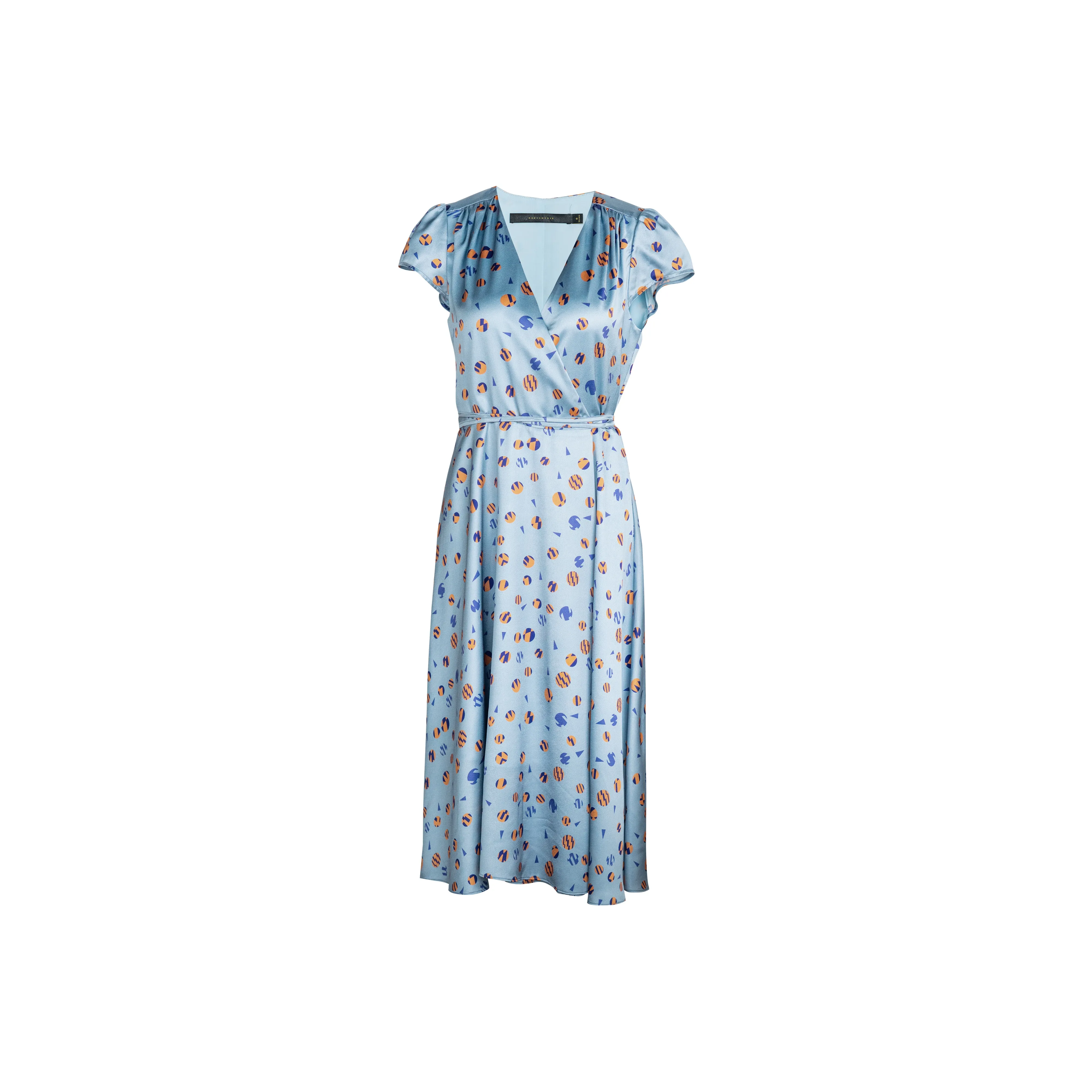 ROEYSHOUSE Short Sleeved Dress Women's Light Blue