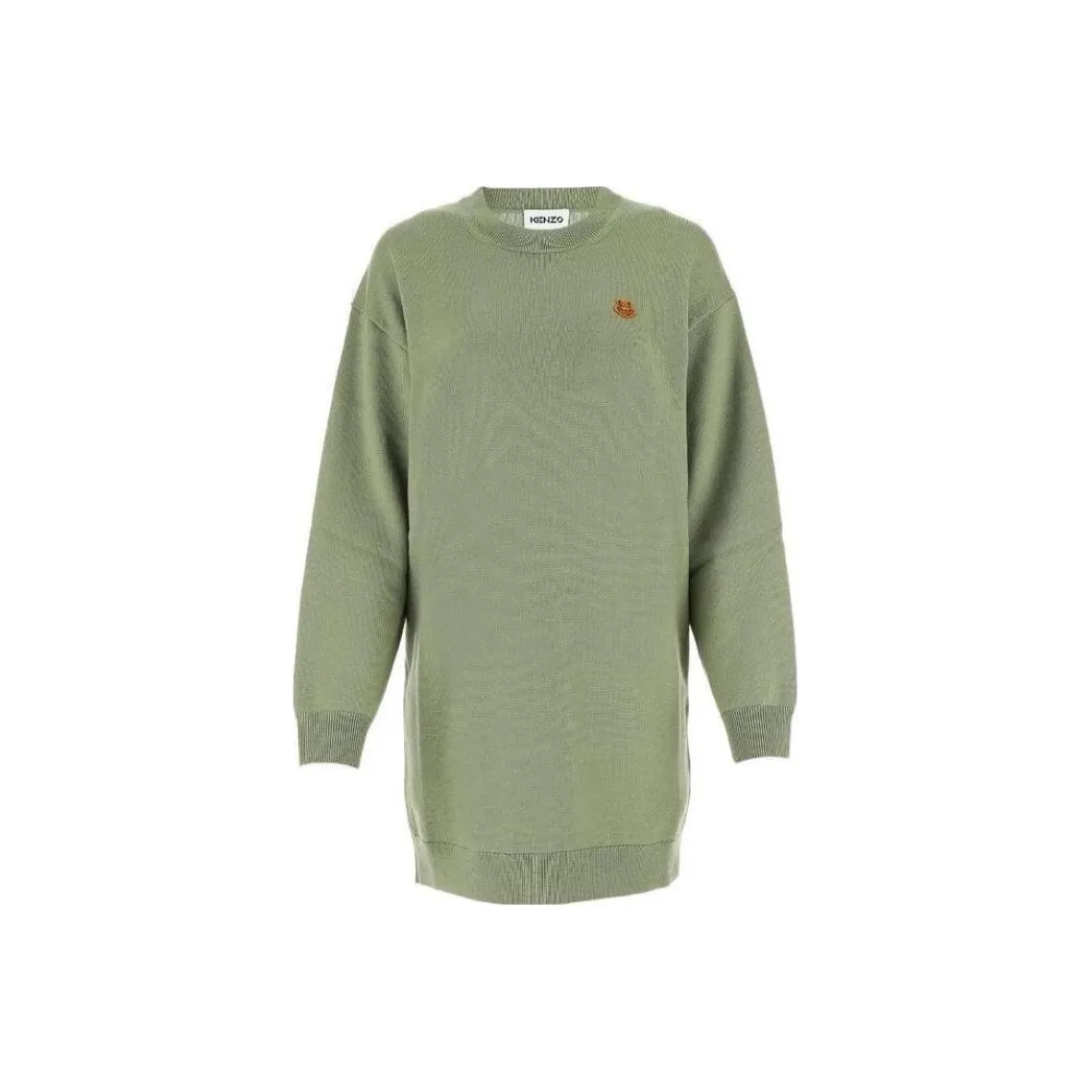 KENZO FW21 Long Sleeved Dress Women's Tea Green