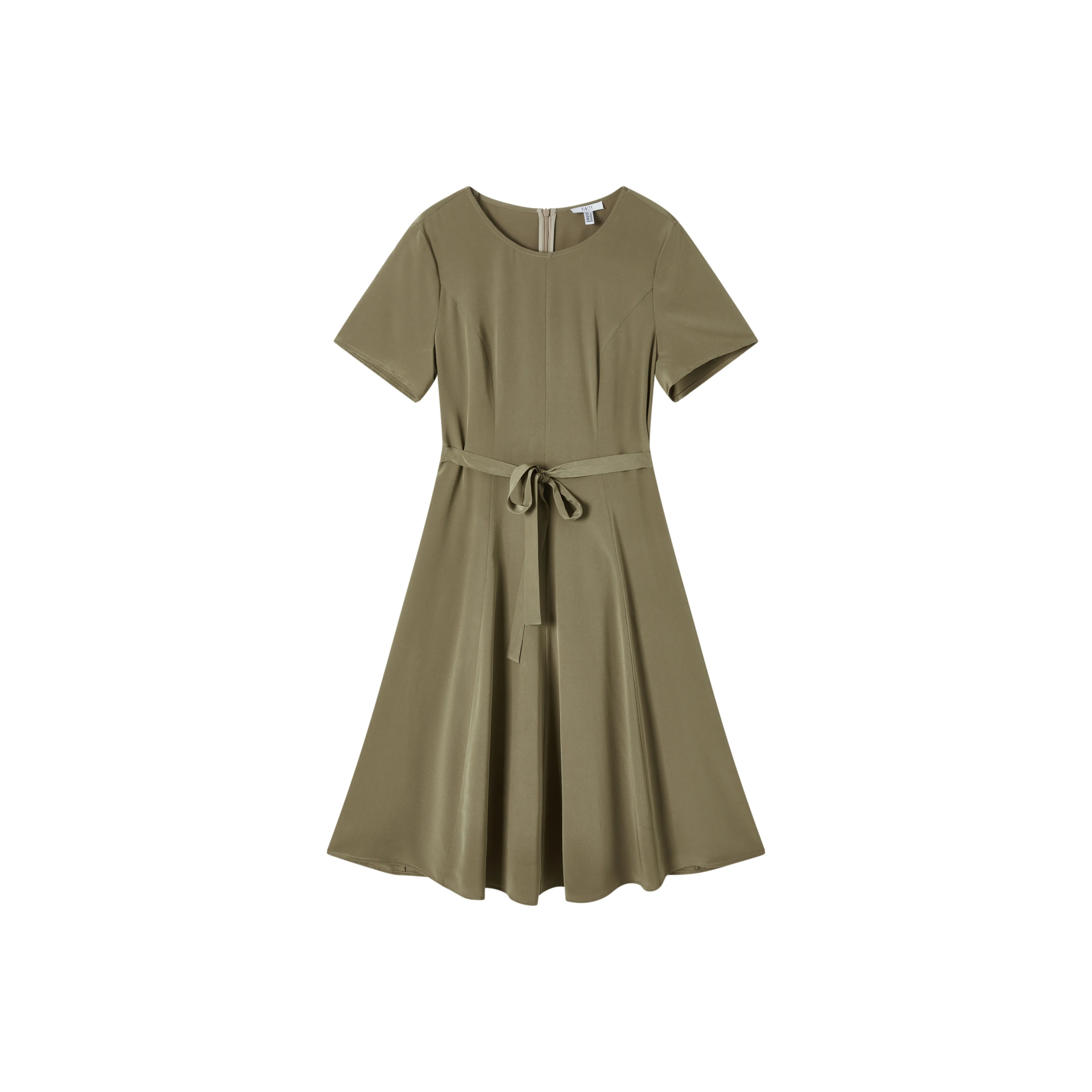 FINITY Short Sleeved Dresses Women's Khaki Yellow