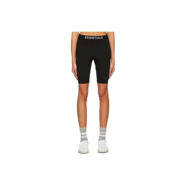 Fear Of God Essentials Athletic Bike Shorts Black Casual Shorts Women's Black