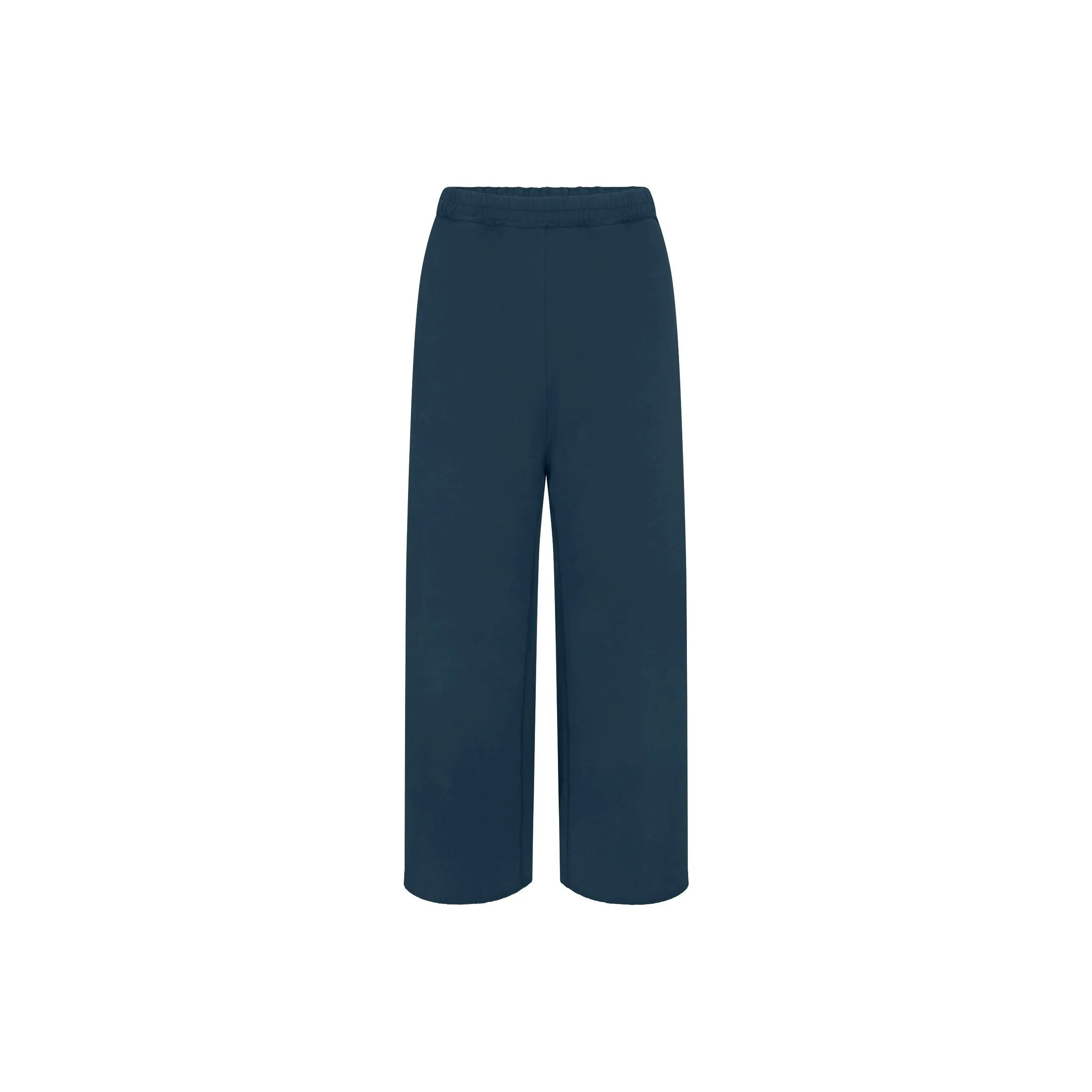 SKIMS SS25 FRENCH TERRY Широкие брюки Брюки Повседневные брюки Женские Индиго Индиго