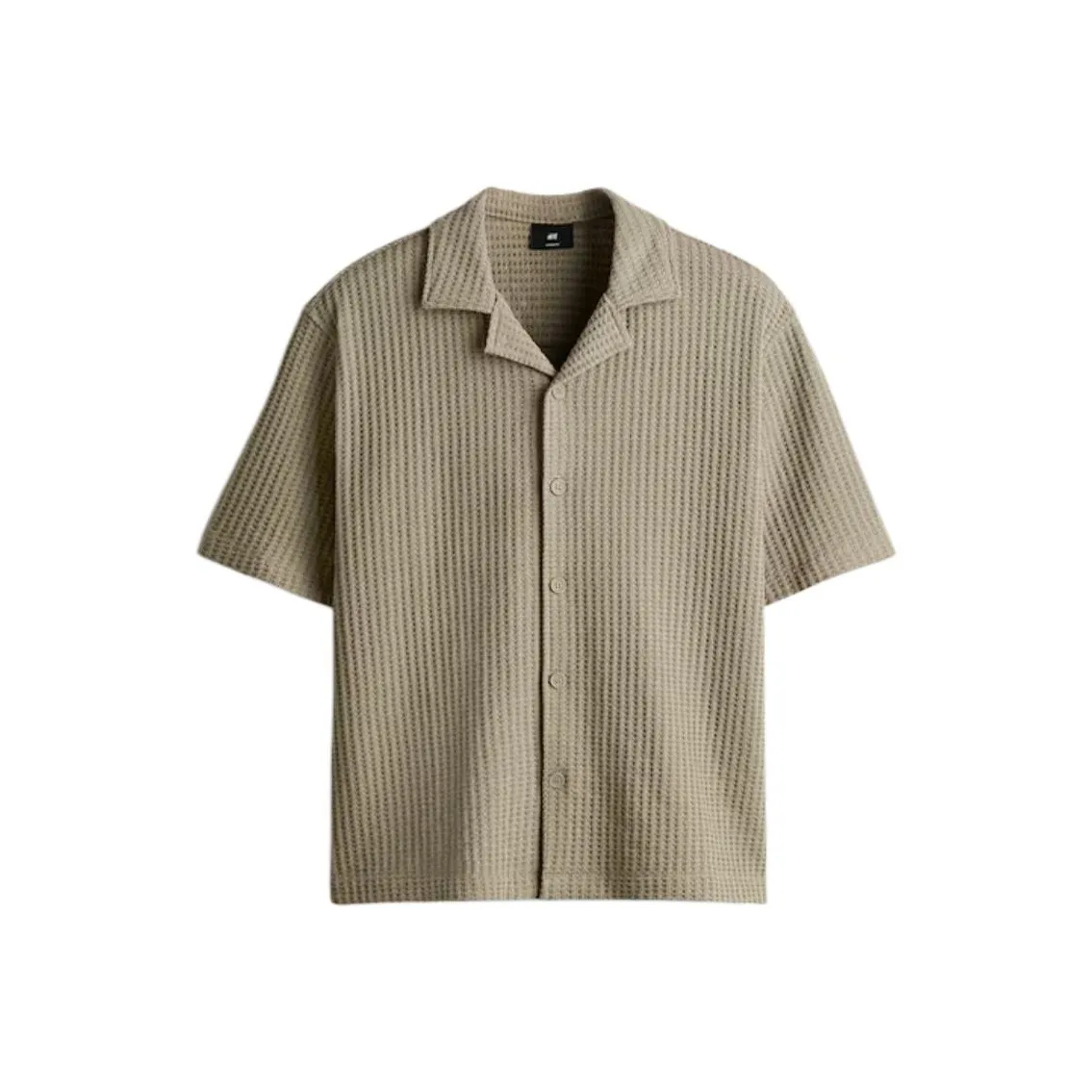 H&M Хаки Зеленые Мужские Рубашки