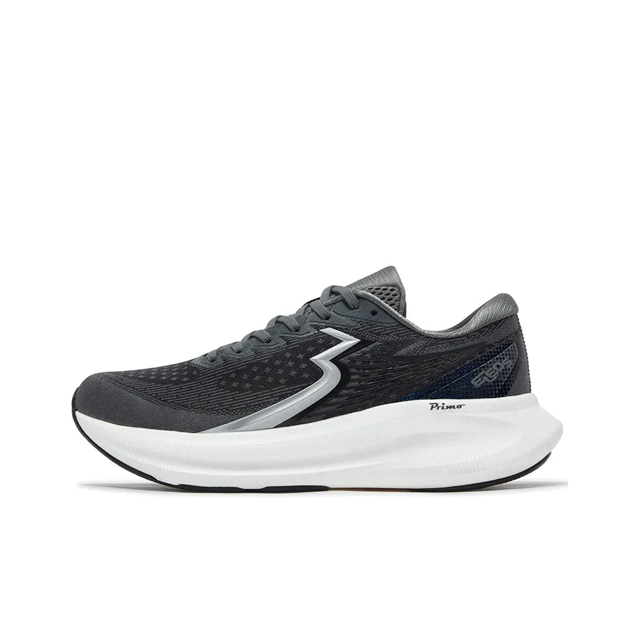361° Cushioning, Rebound Support, Abrasion Resistant, Slip Resistant Low Top Running Shoes Men's Gray