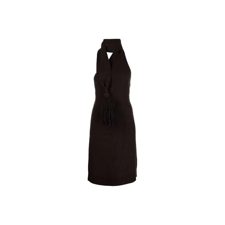 Acne Studios Printed Wrap Mini Dress