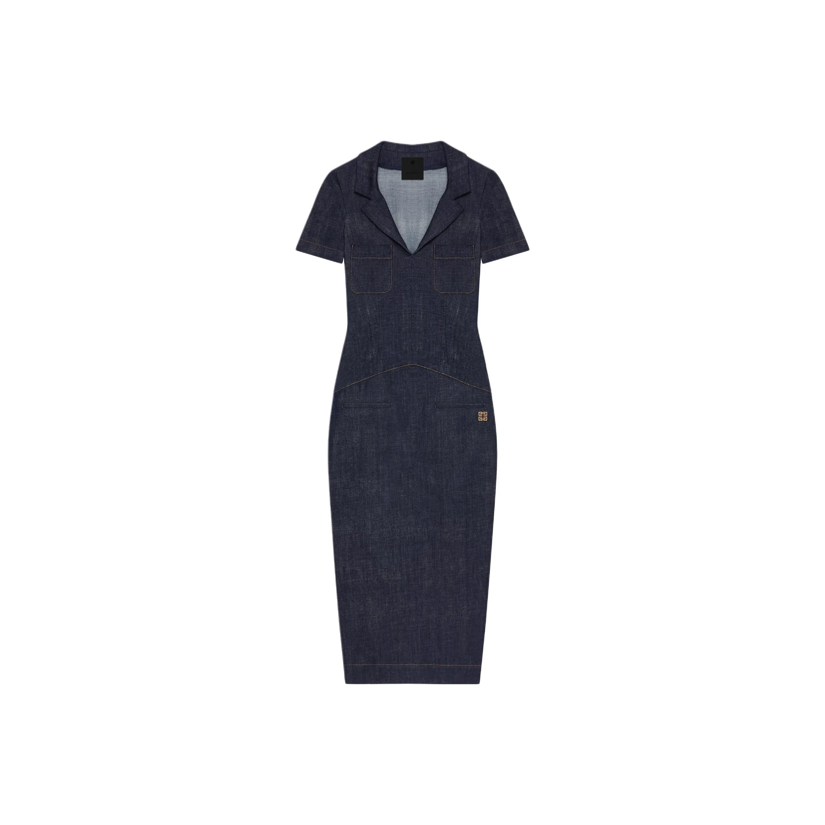 Givenchy 4G Emblem Denim Dress