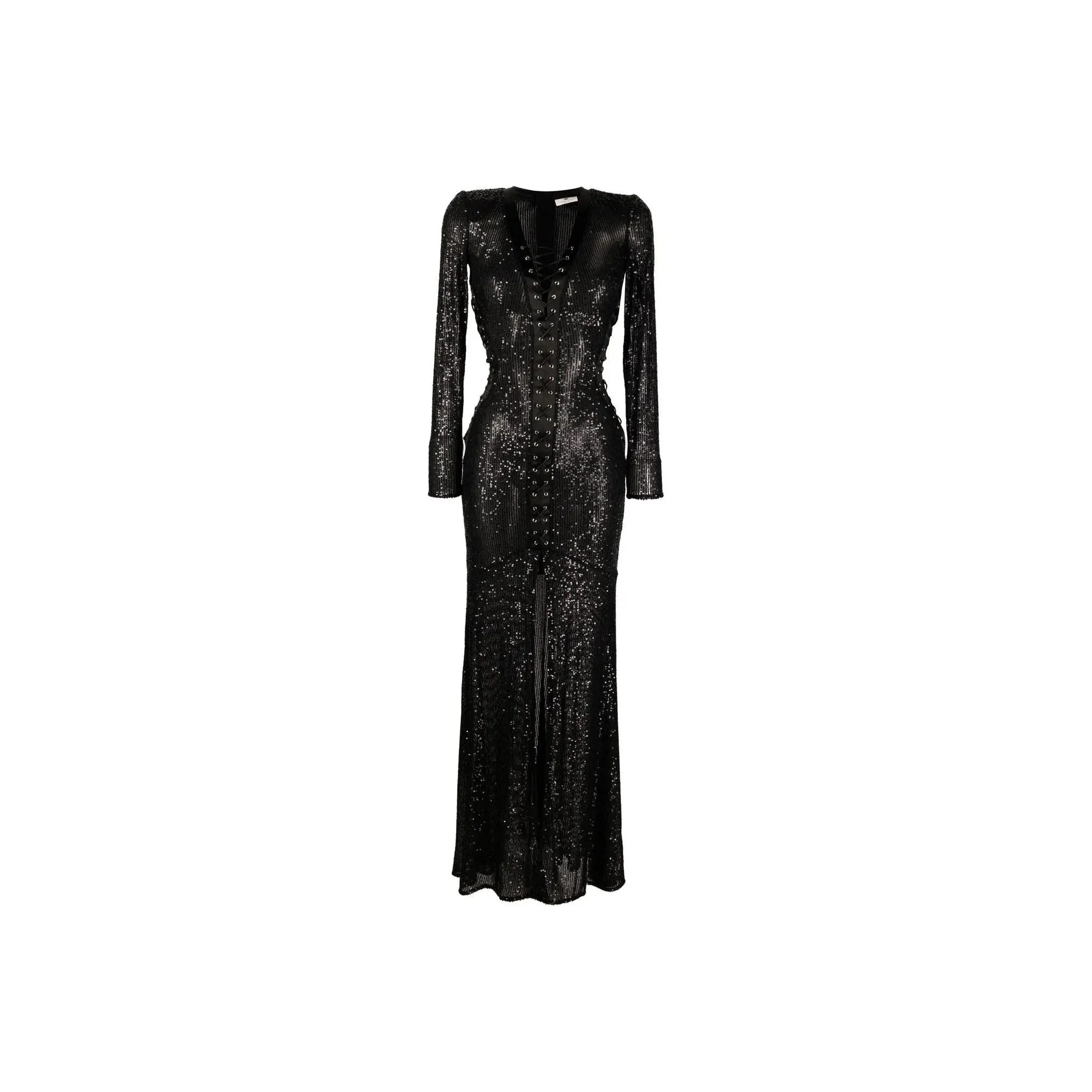 Elisabetta Franchi Sequinned Tulle Gown