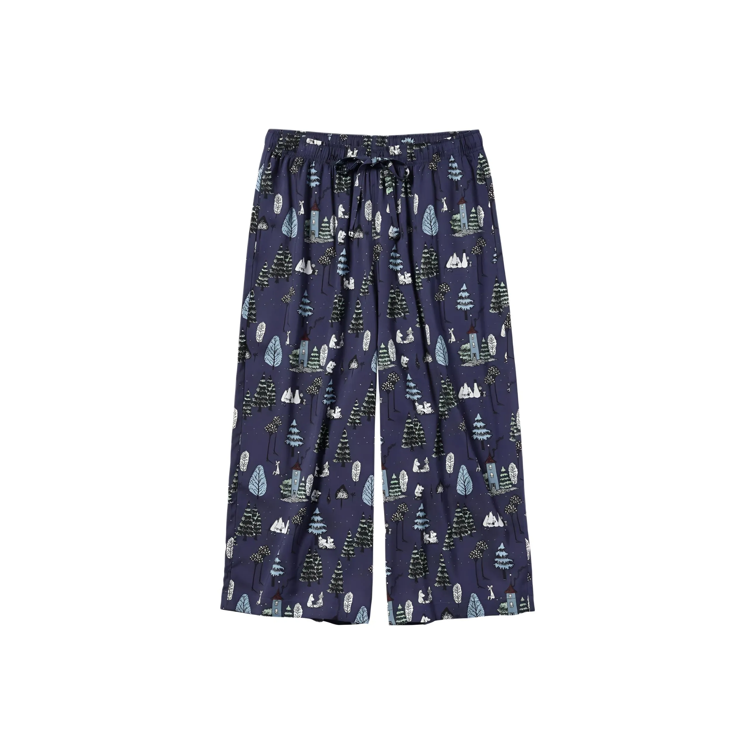 UNIQLO x Moomin SS25 Casual With pants Women's Navy Blue