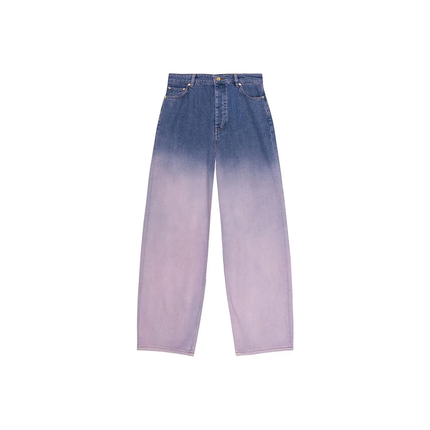 GANNI Future High-rise Wide-leg Jeans