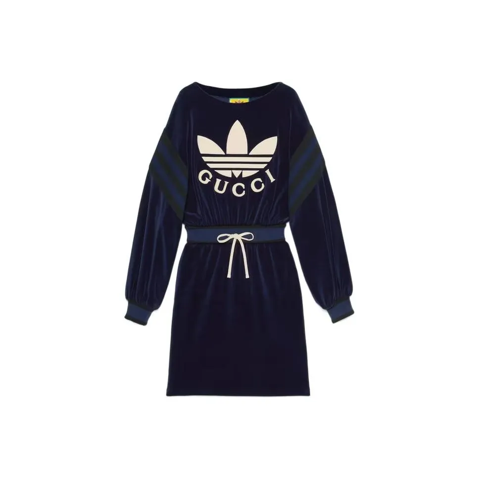 GUCCI x Adidas Dress Women's Blue