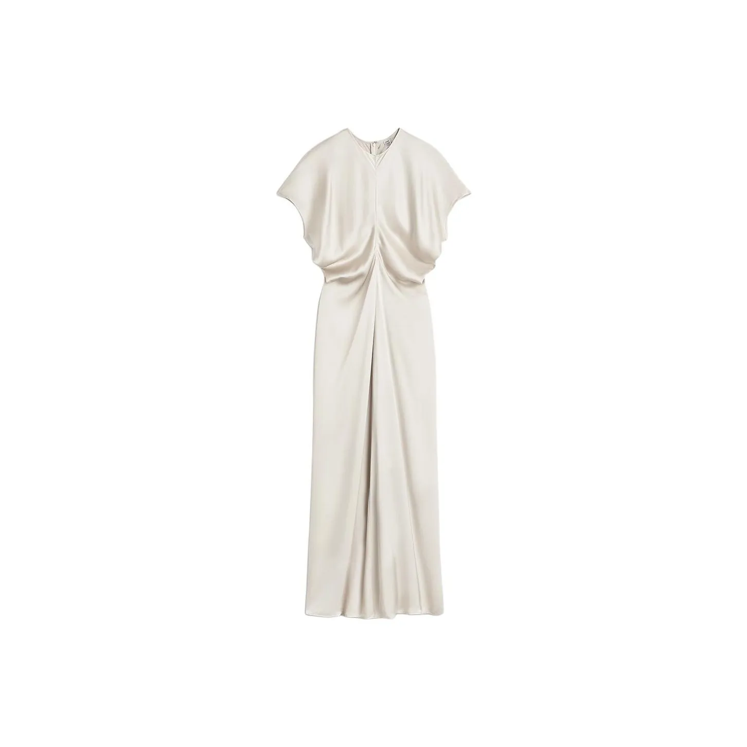 TOTEME FW24 Short Sleeved Dresses Women's Pearl White