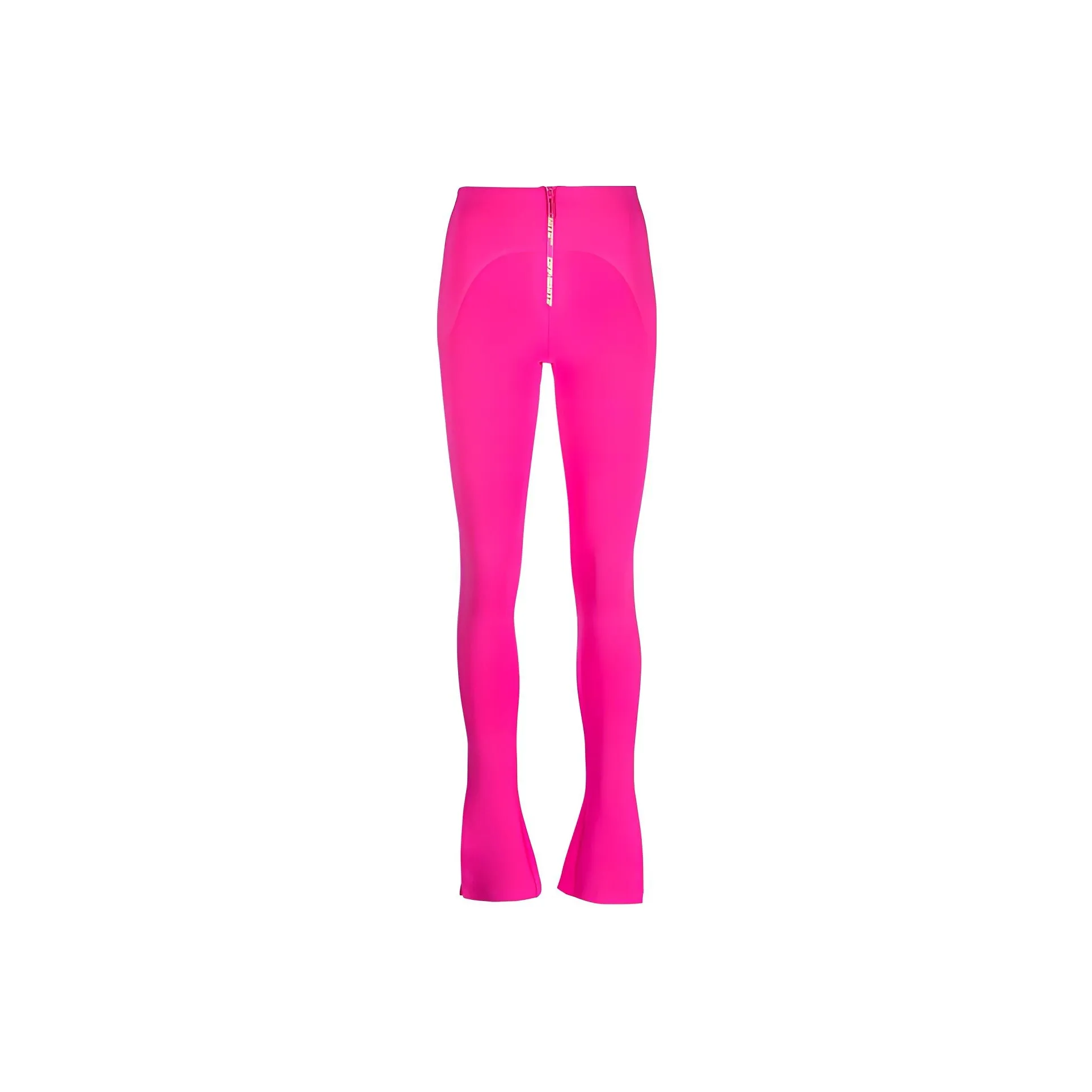 OFF WHITE Zip front Side slit Leggings