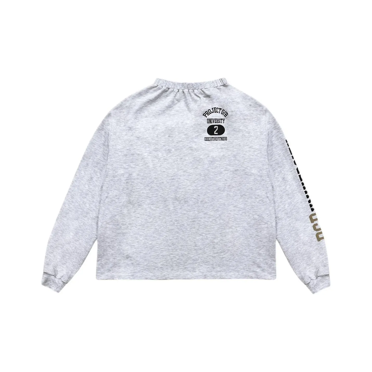 GRAILZ Project Gr Длинное Платье с Длинными Рукавами Женское Светло-Серое