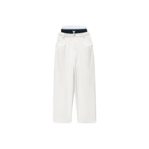 alexander wang Белые Женские Джинсы