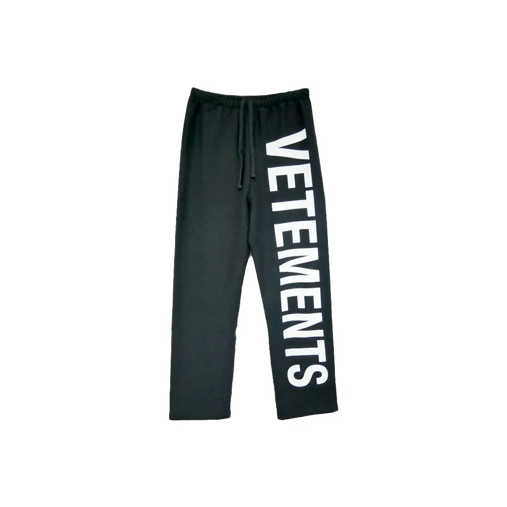 Vetements Knitted Sweatpants Women's Black
