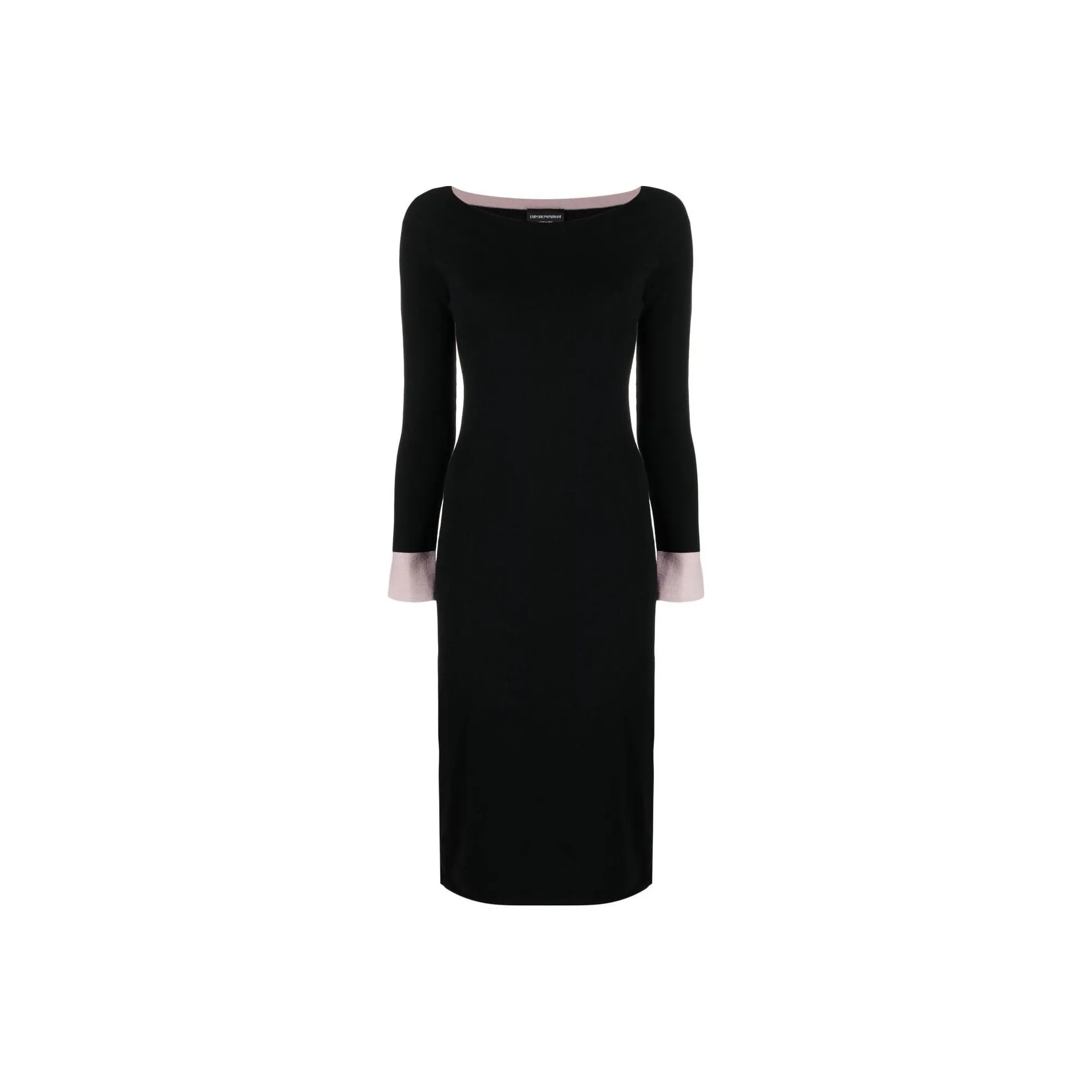 EMPORIO ARMANI Long Sleeved Dress Women's Black