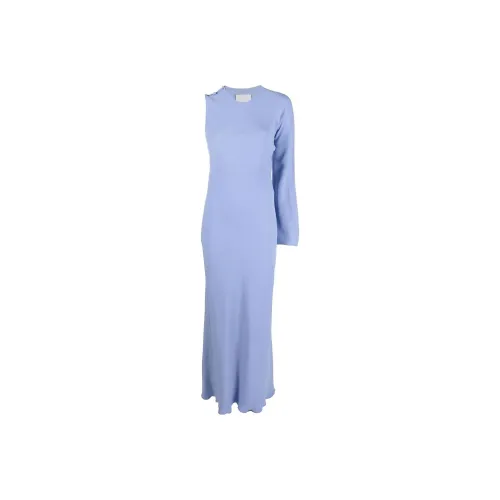 ERIKA CAVALLINI Blue Женские Длинные Платья с Рукавами