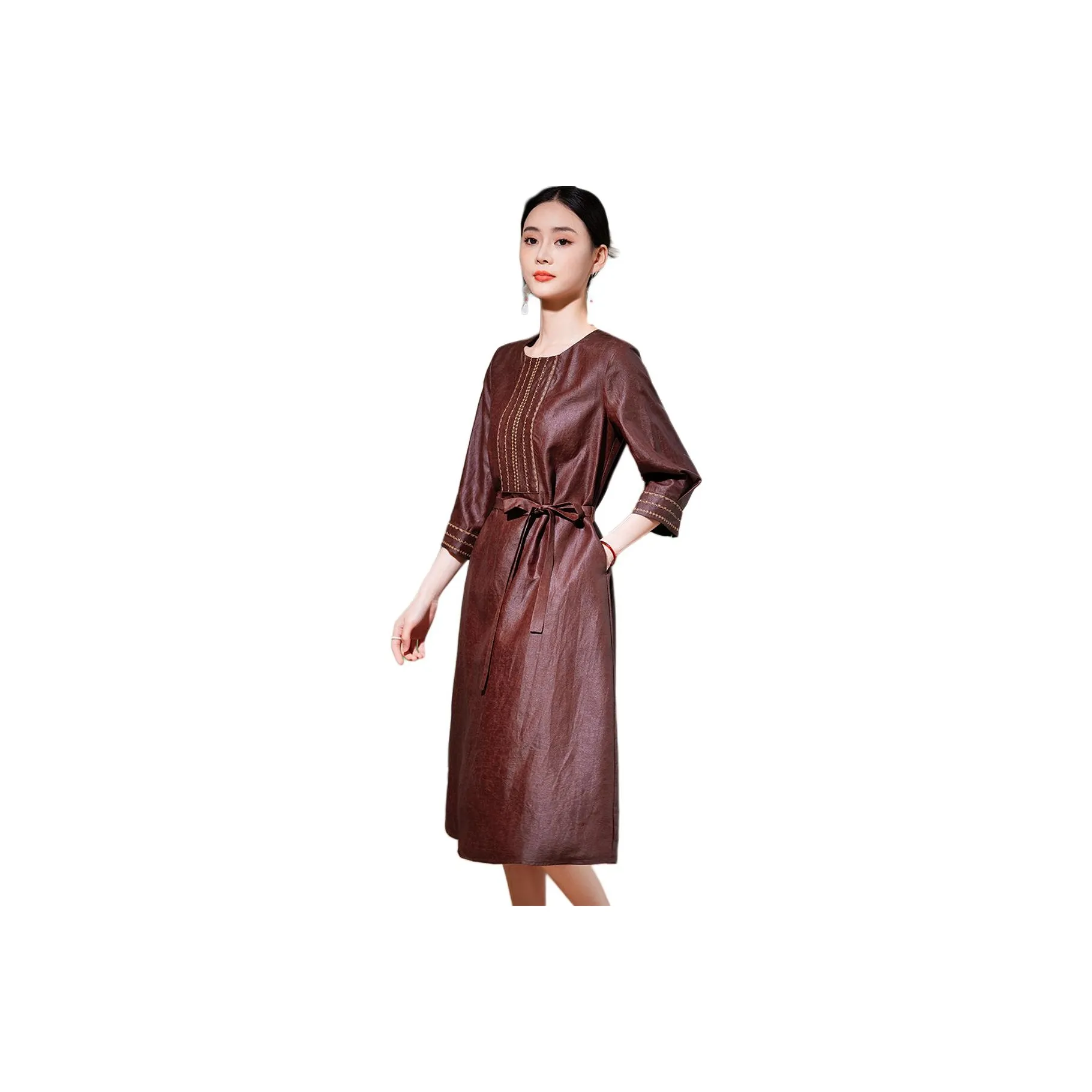 Buy for $115 Long Sleeved Dress Women's Red