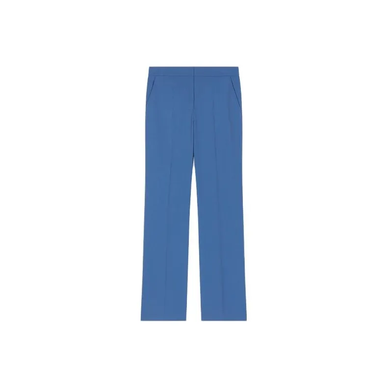 Maje Синие Женские Костюмные Брюки