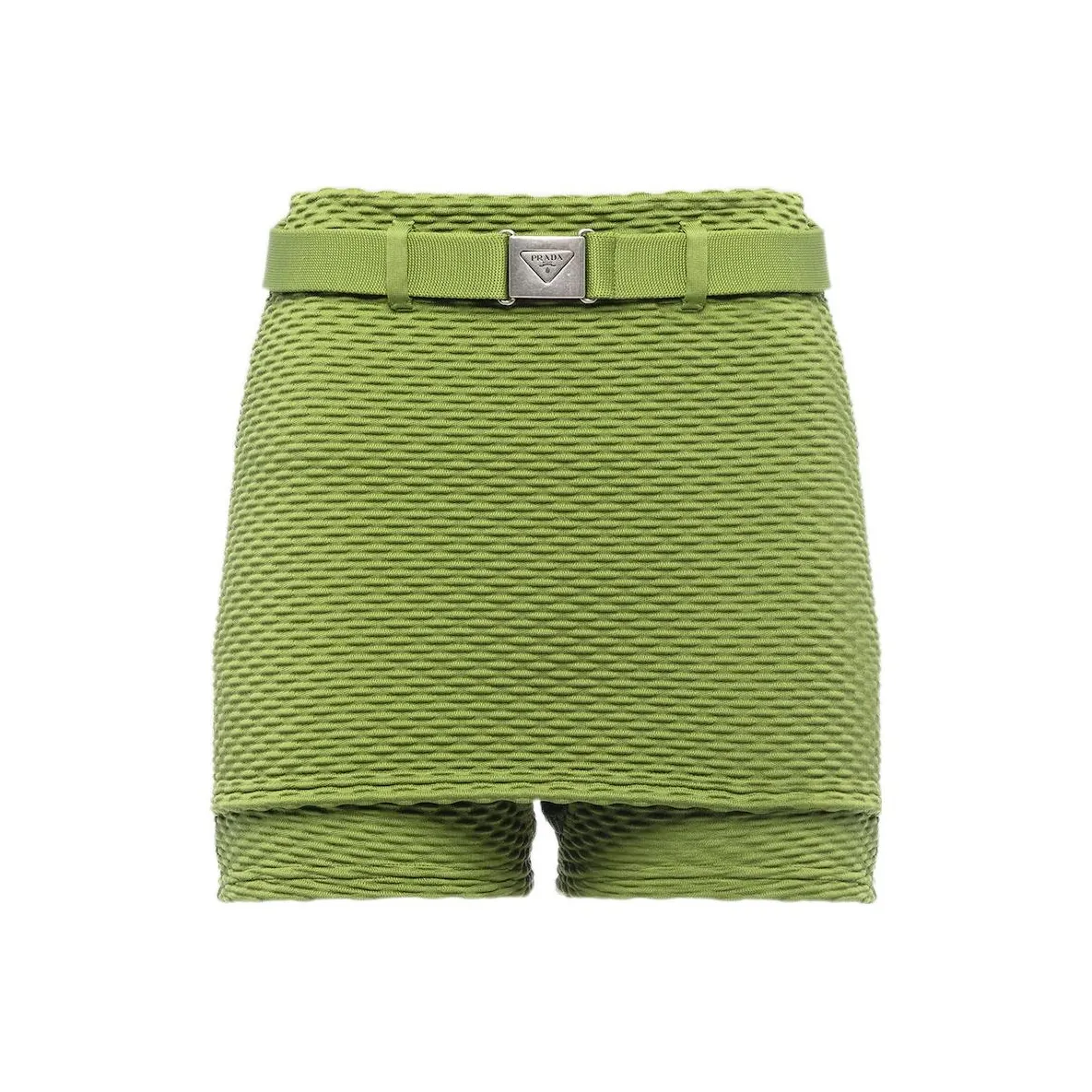 PRADA Зеленые Женские Повседневные Шорты