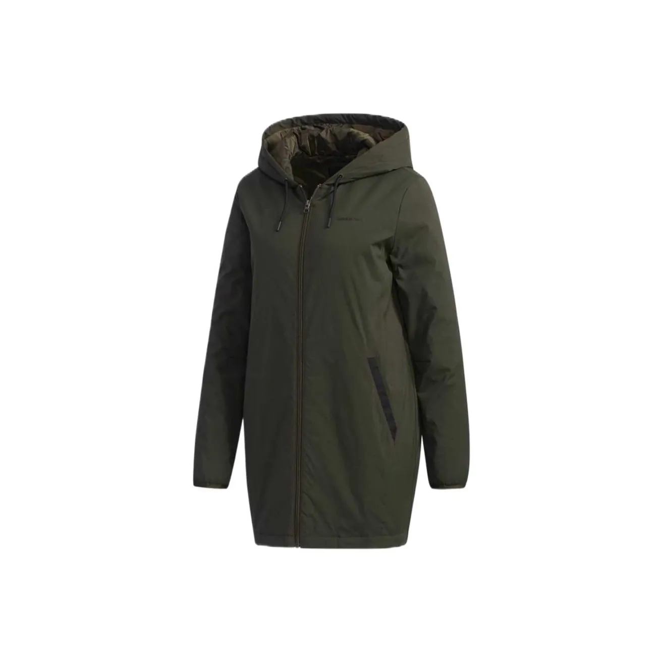 Adidas Пуховая куртка Женская Армейский зеленый