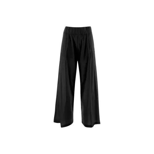 Semicouture Черные Женские Повседневные Брюки