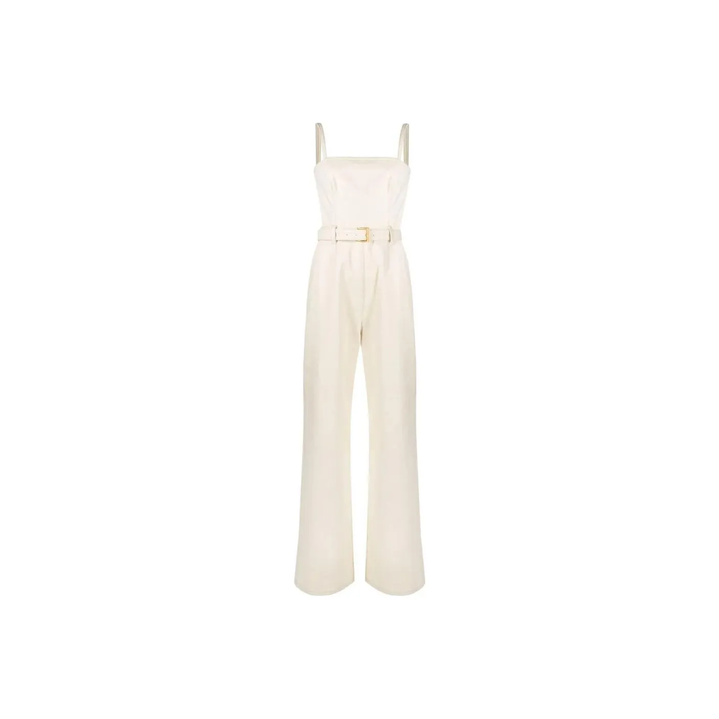 SAINT LAURENT Halterneck Open Back Sleeveless Jumpsuit