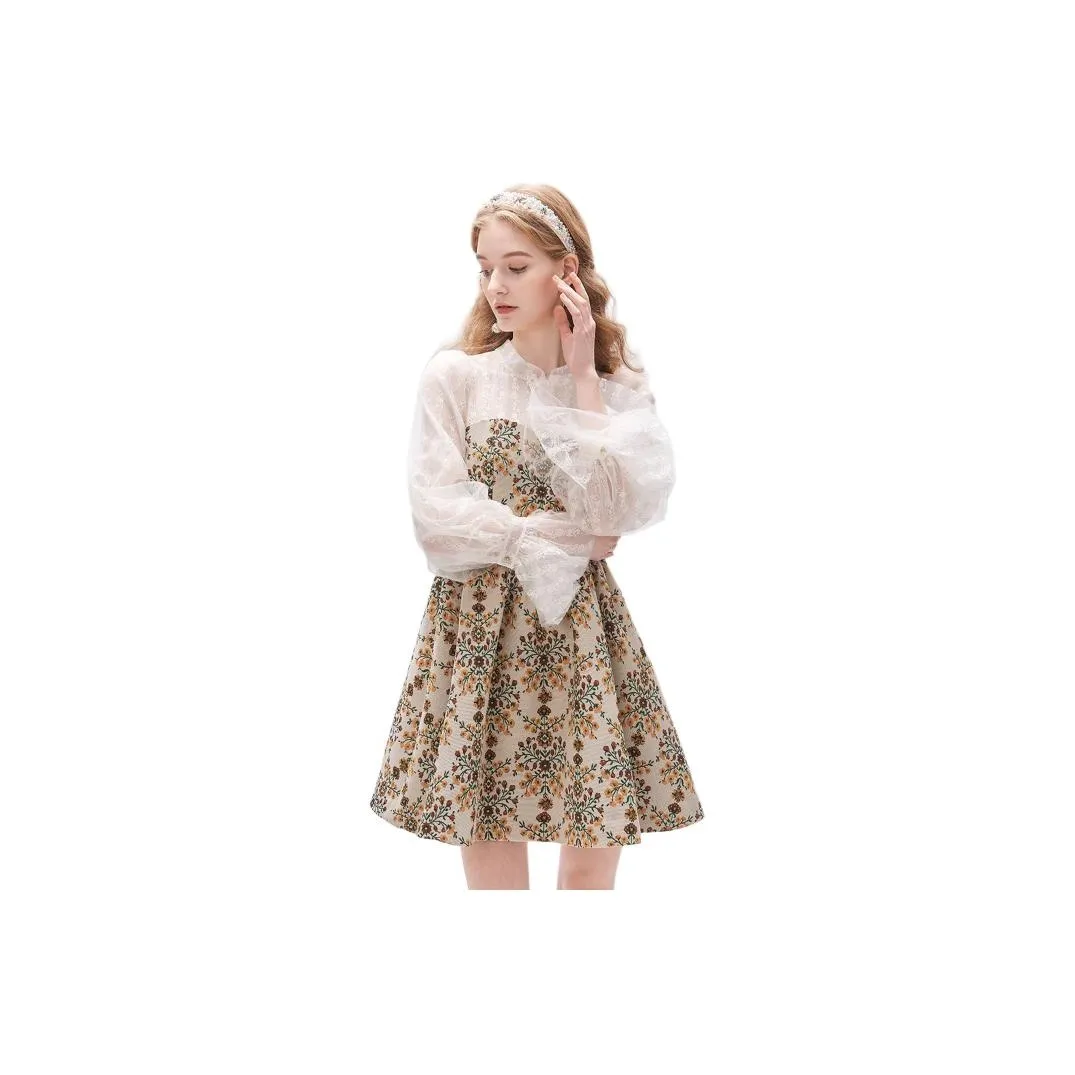 JORYAweekend Длинное платье с длинными рукавами женское Примула