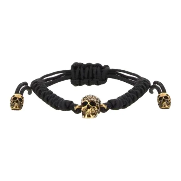 Alexander McQueen Metal Bracelets Unisex Black