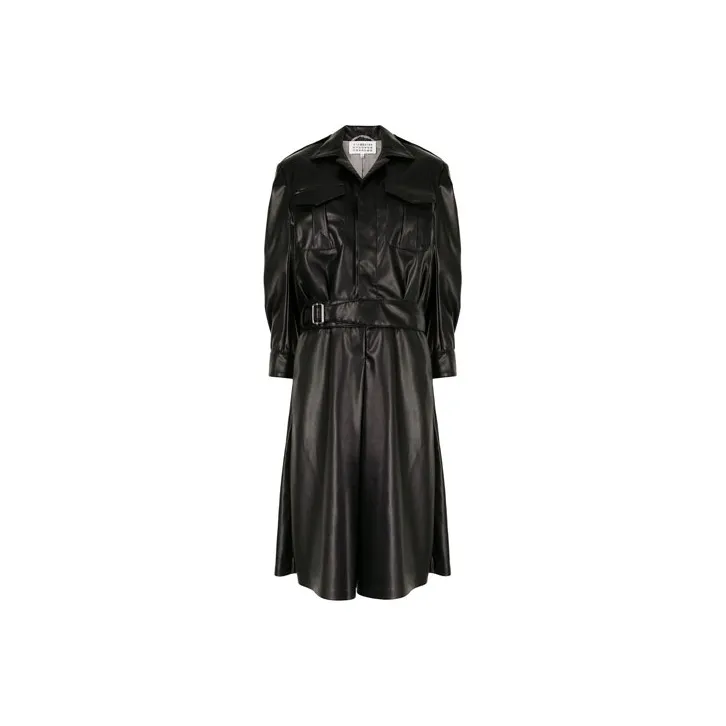 Maison Margiela Long Sleeved Dresses Women's Black