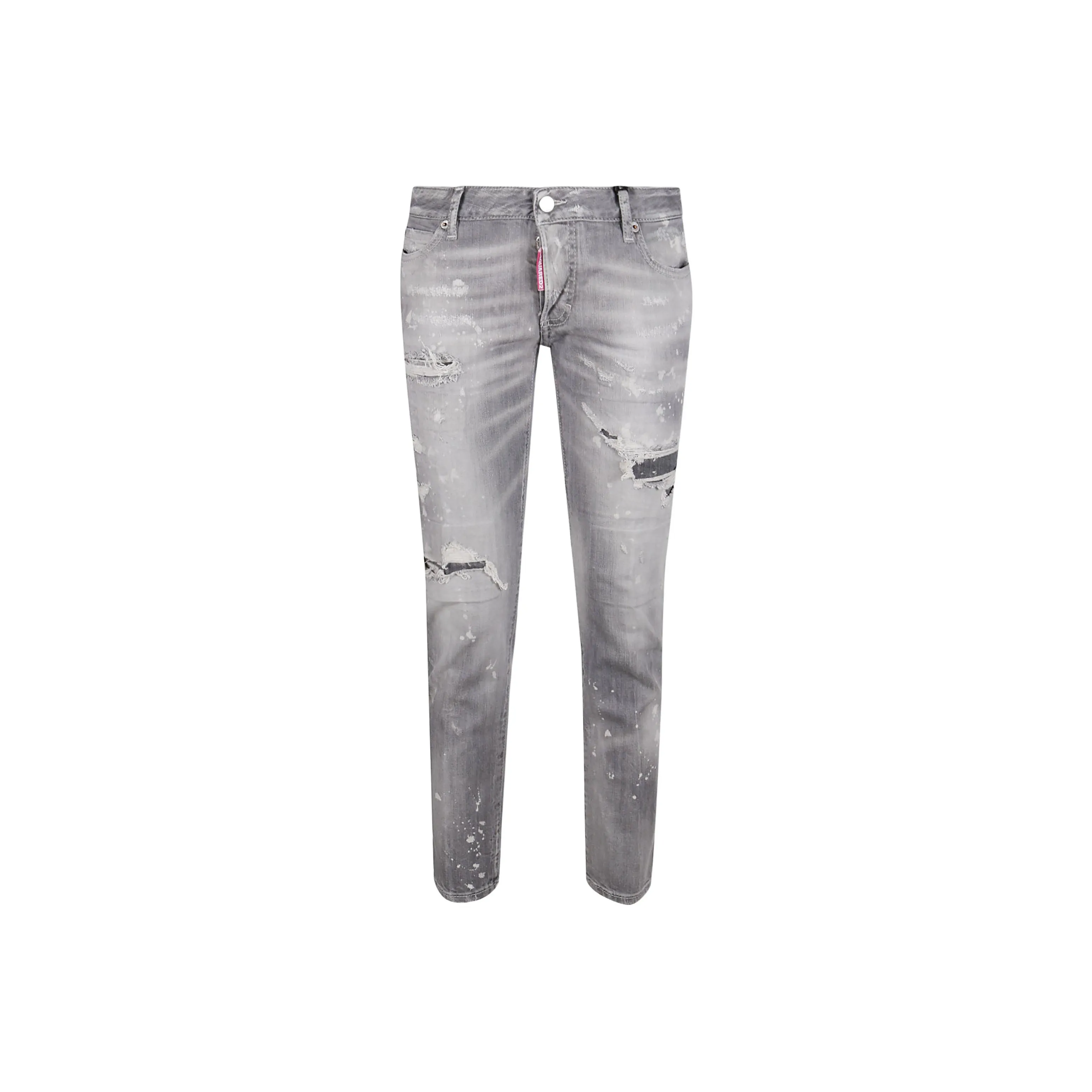 DSQUARED 2 Jennifer Cropped Distress-effect Jeans