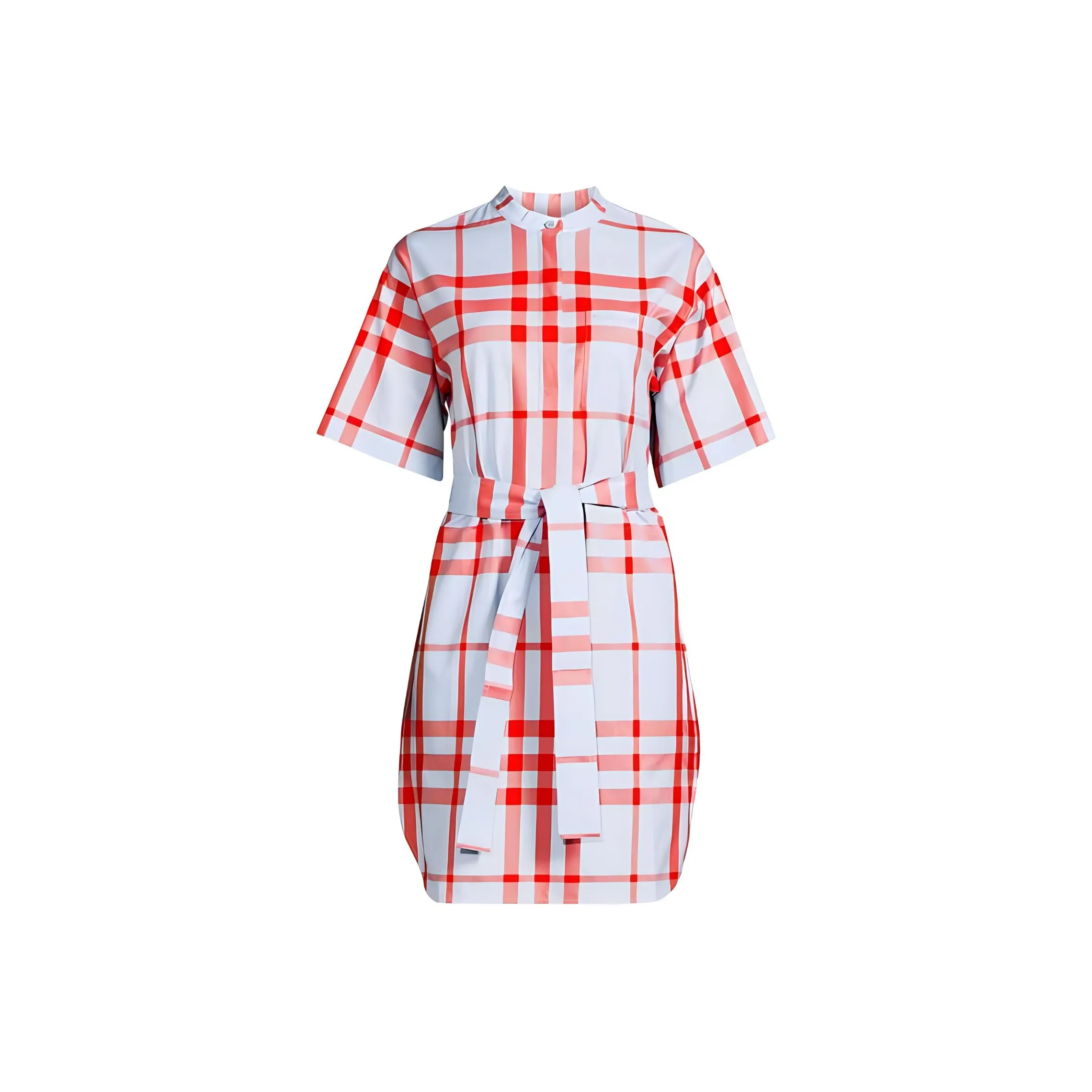Burberry Short Sleeved Dresses Women's Multicolor