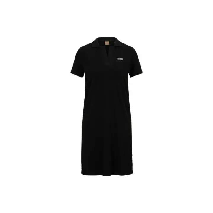 HUGO BOSS Short Sleeved Dress Women's Black