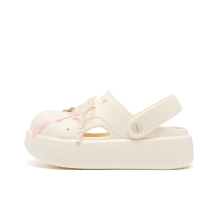 JOSINY Сабо Экрю Высота каблука 5,8 см Женские