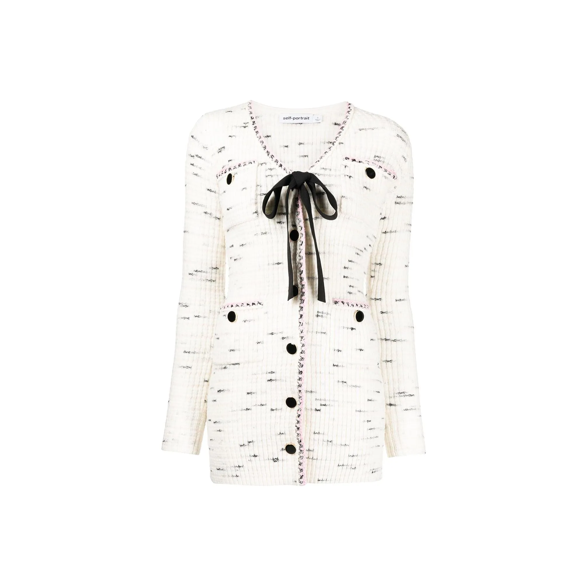 Self portrait Long Sleeved Dresses Women's White