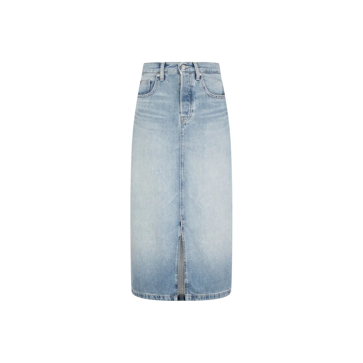 Tommy Hilfiger Denim Long Skirt Women's Denim Blue
