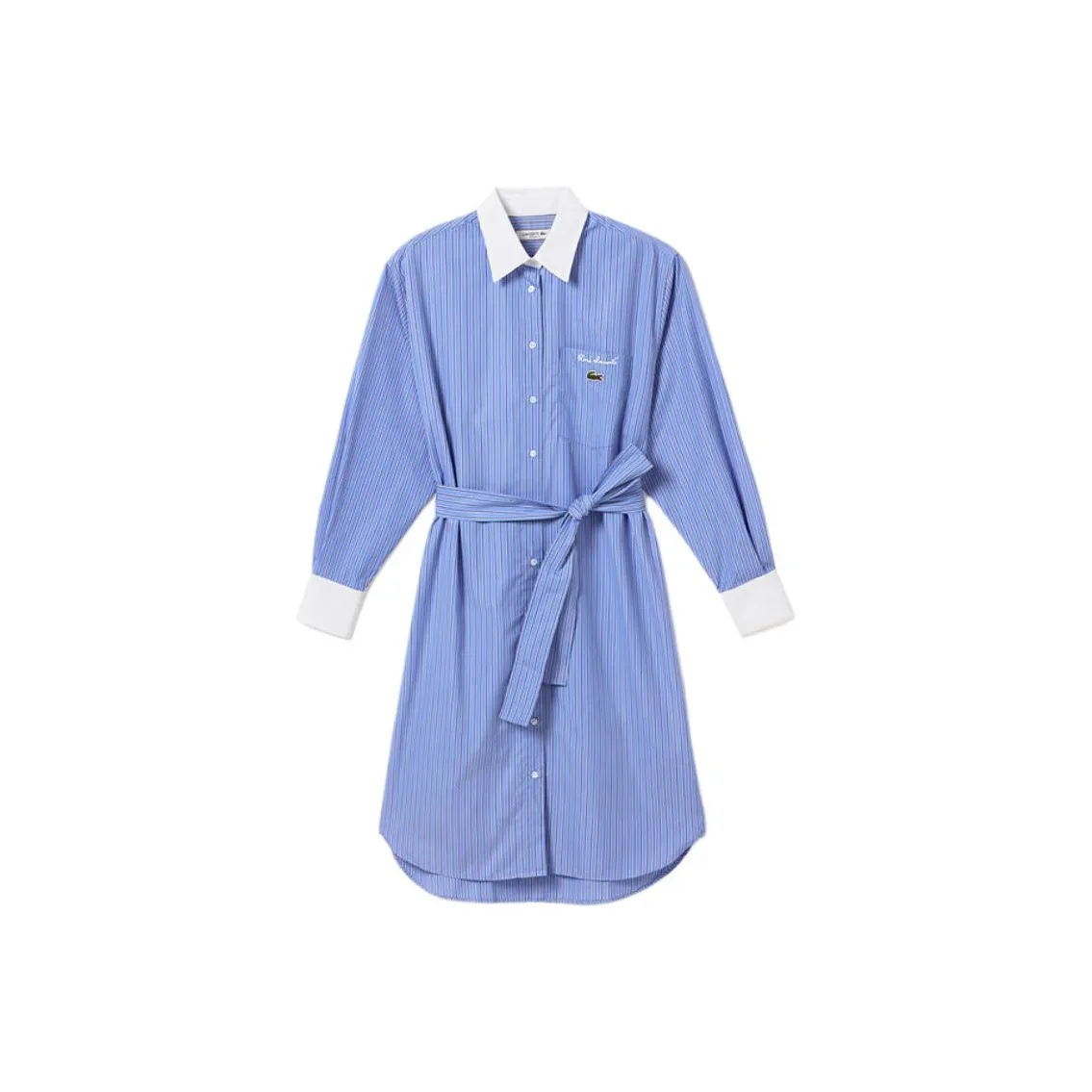 LACOSTE Long Sleeved Dresses Women's Blue