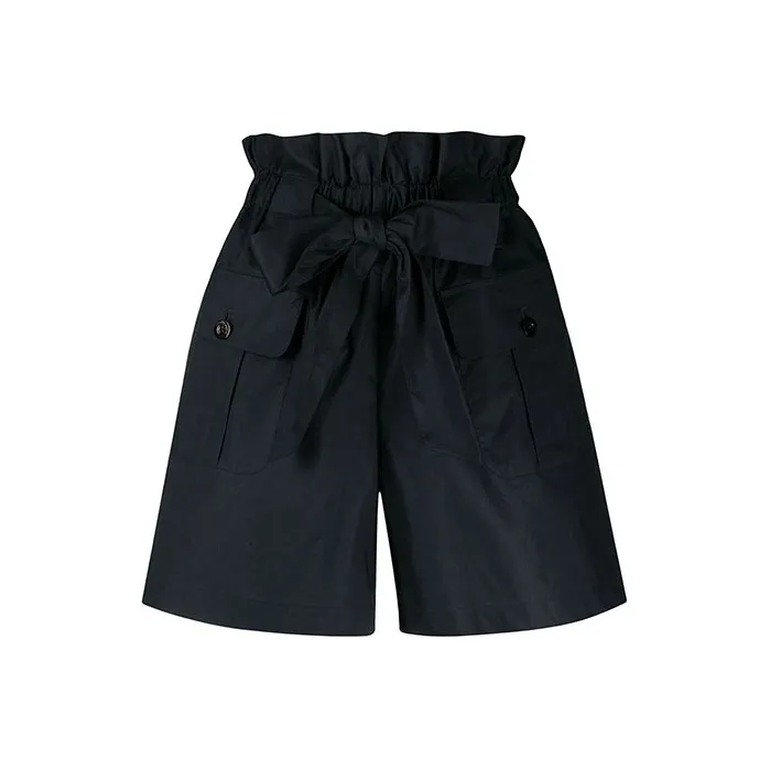 EMPORIO ARMANI Темно-синие Женские Повседневные шорты