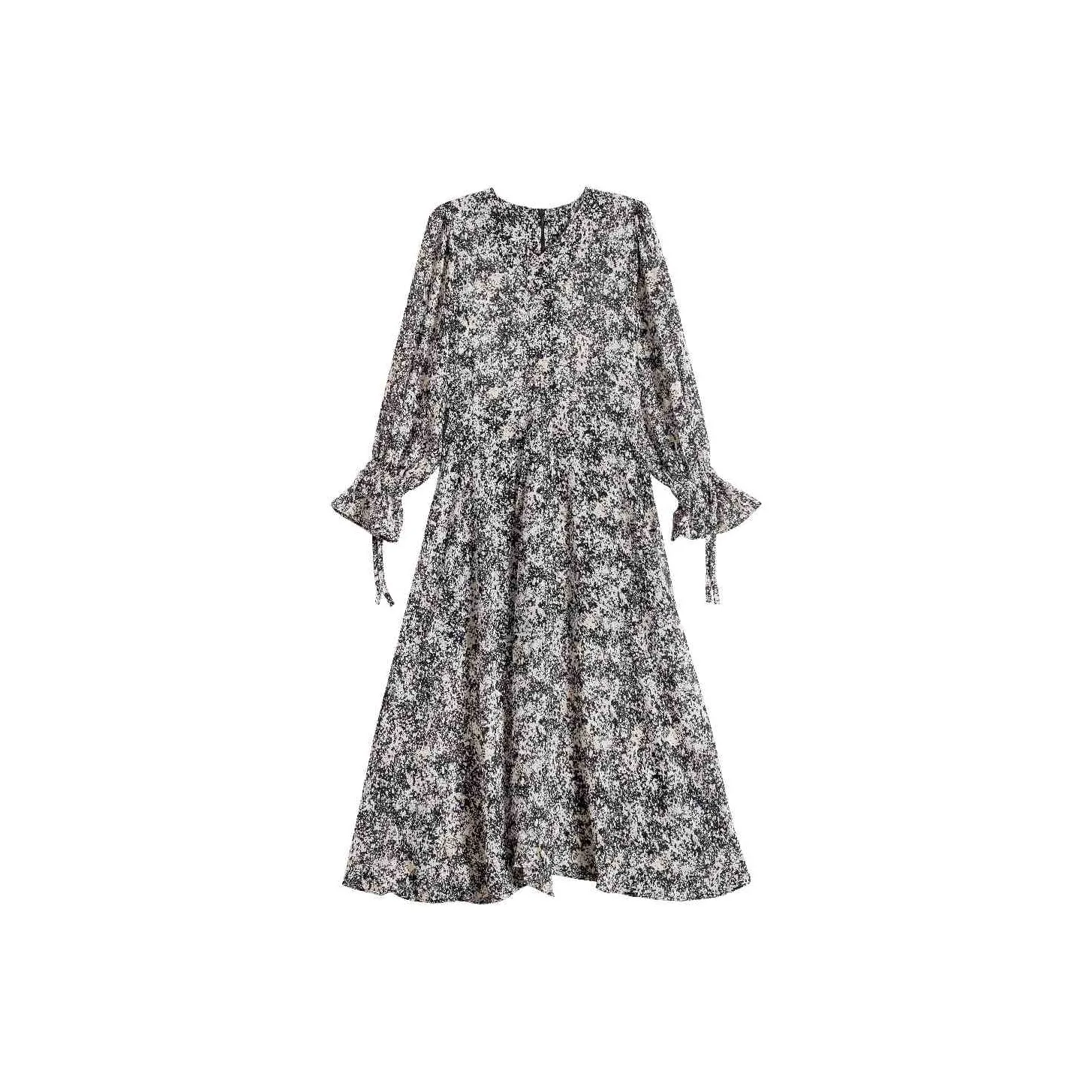 ONE PASS STUDIO Long Sleeved Dresses Women's Floral