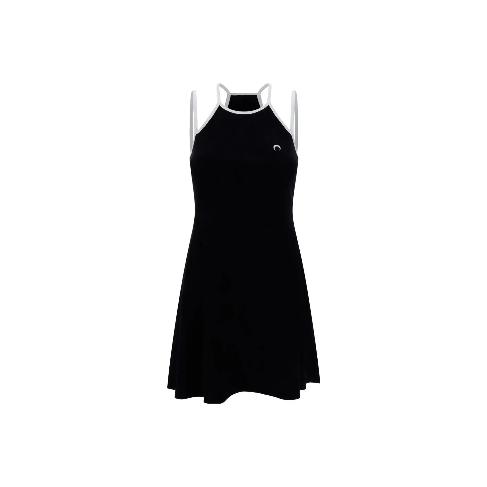 Marine Serre Sleeveless Dresses Women's Black