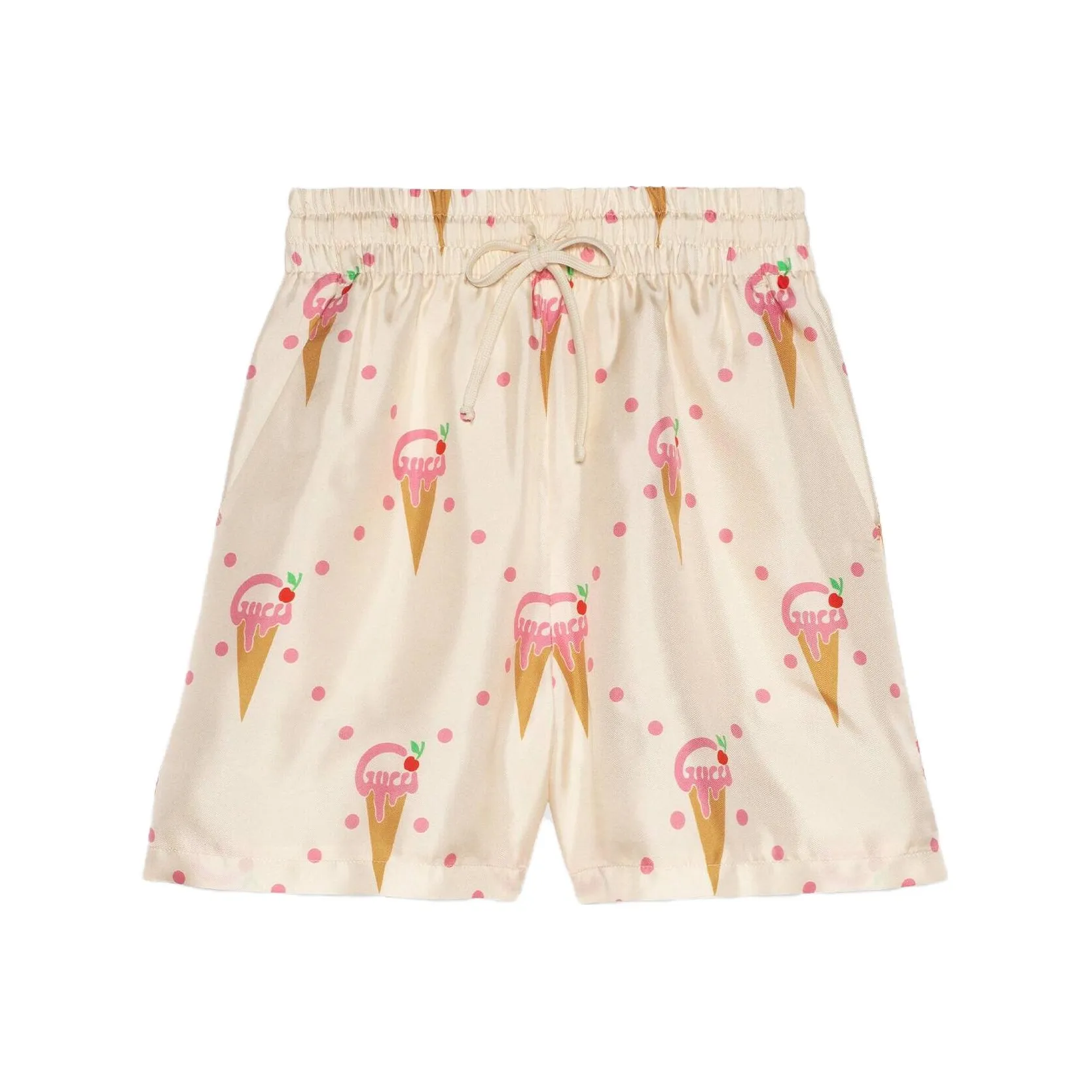 GUCCI SS23 Повседневные шорты женские цвет слоновая кость